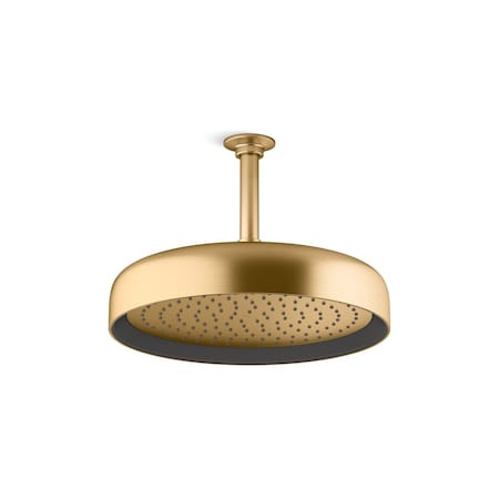 Kohler Statement 1F 254Mm/10 Rnd Rainhead G Vibrant Brushed Moderne Brass 26291-G-2MB